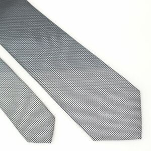 Express Gradient‎ Gray Check Woven Polyester Skinng Tie